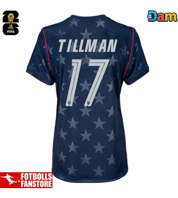 Förenta stater Malik Tillman #17 Bortatröja Dam VM 2026 Kortärmad